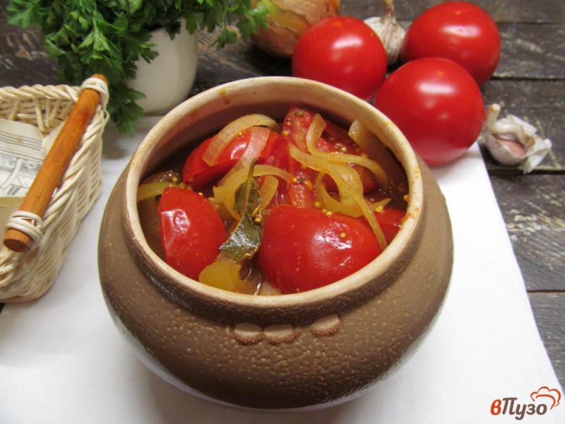 Фото приготовление рецепта: Релиш чау-чау из помидоров шаг №7
