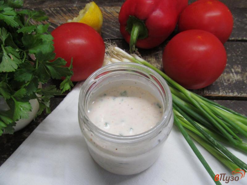 Фото приготовление рецепта: Соус для салатов «Ранчо» шаг №6