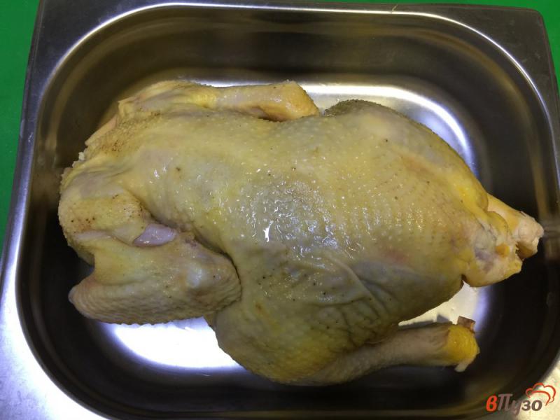 Фото приготовление рецепта: Курица запеченная с лимоном и розмарином шаг №1