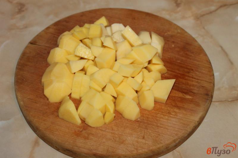 Фото приготовление рецепта: Картофельное пюре с рубленным шпинатом шаг №2