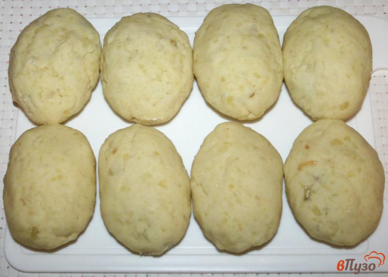 Фото приготовление рецепта: Картофельные зразы с белыми грибами шаг №7