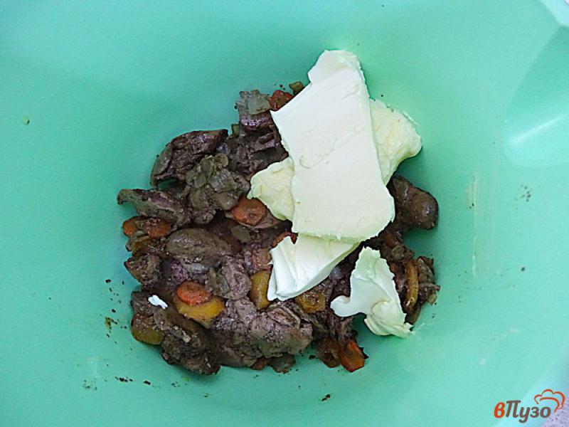 Фото приготовление рецепта: Паштет печёночный с картофелем шаг №5