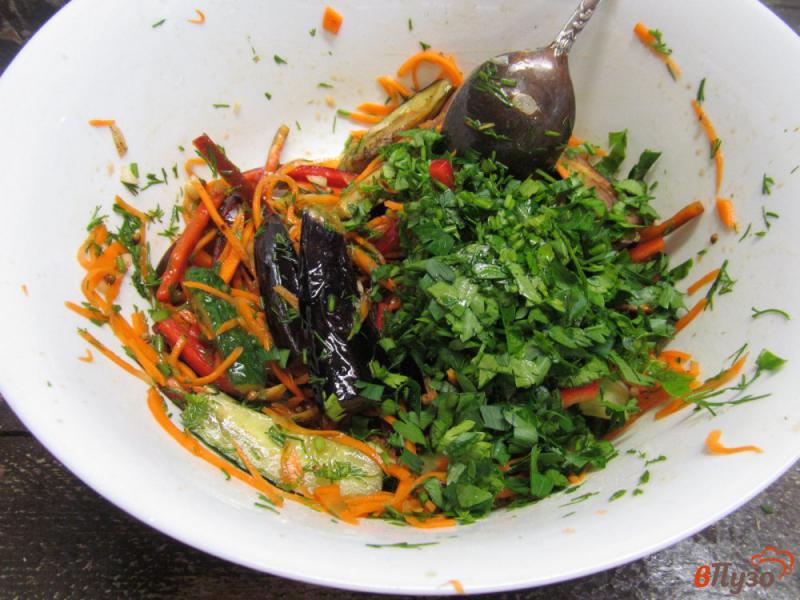 Фото приготовление рецепта: Салат «Морковча» по-корейски шаг №11