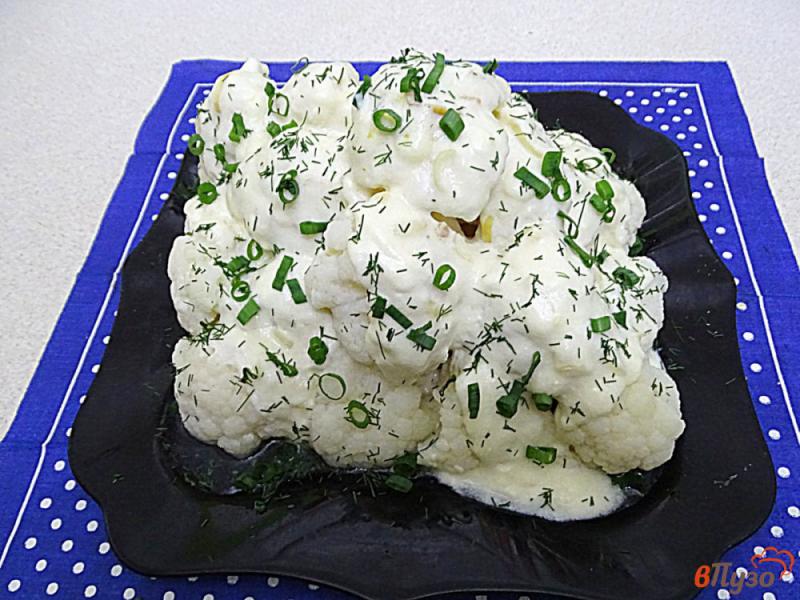 Фото приготовление рецепта: Цветная капуста в молочном соусе шаг №7