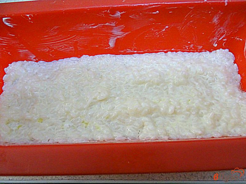 Фото приготовление рецепта: Рисовая запеканка с яблоками шаг №5