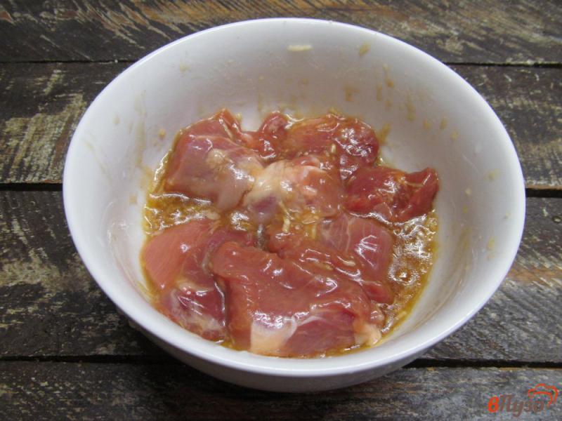 Фото приготовление рецепта: Шашлык из мяса индейки с персиком шаг №2