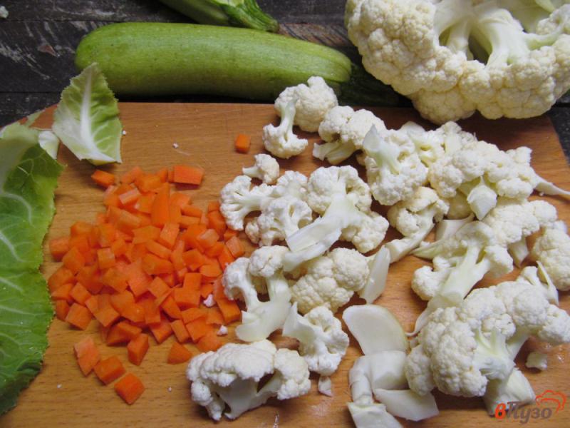 Фото приготовление рецепта: Овощная заморозка для супов и вторых блюд шаг №2