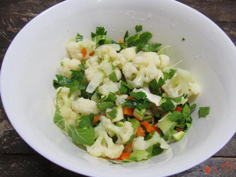Фото приготовление рецепта: Овощная заморозка для супов и вторых блюд шаг №8