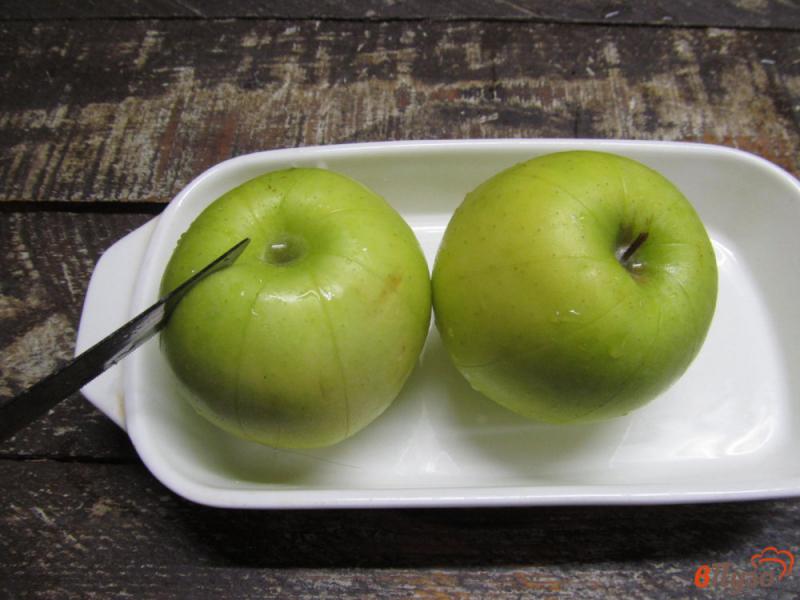 Фото приготовление рецепта: Яблочное пюре с тыквой и творогом шаг №1