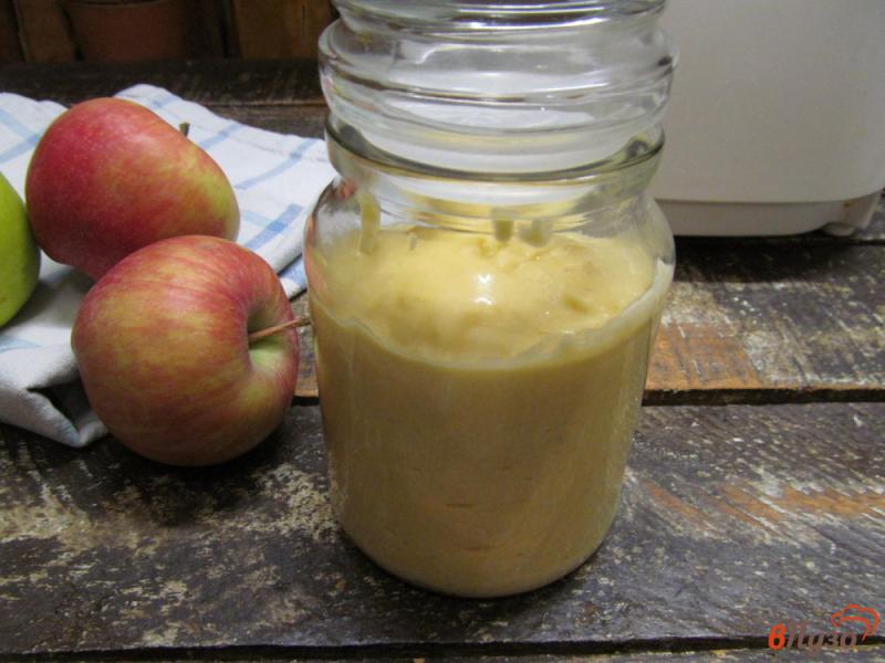 Фото приготовление рецепта: Яблочное пюре с тыквой и творогом шаг №8