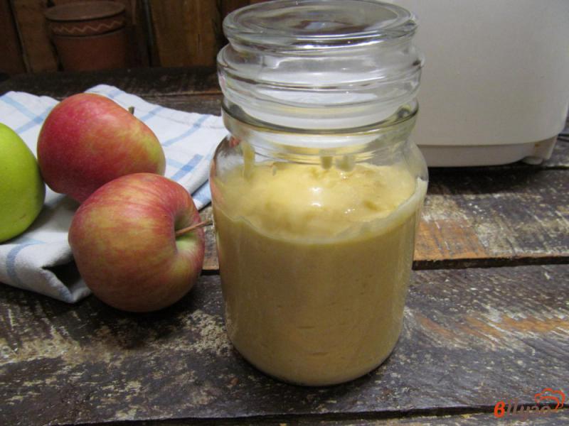 Фото приготовление рецепта: Яблочное пюре с тыквой и творогом шаг №9
