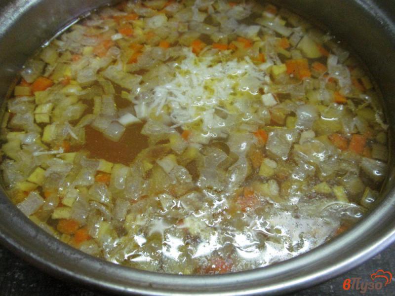 Фото приготовление рецепта: Густой суп с пастой и овощами шаг №3