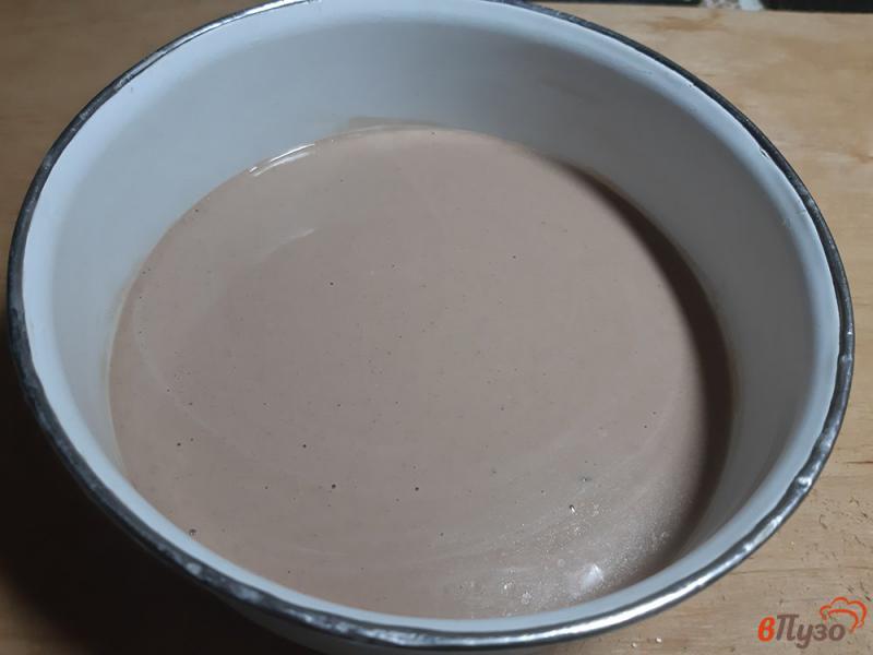 Фото приготовление рецепта: Блины шоколадные шаг №5