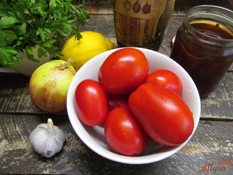 Фото приготовление рецепта: Маринованные помидоры по-кавказски шаг №1