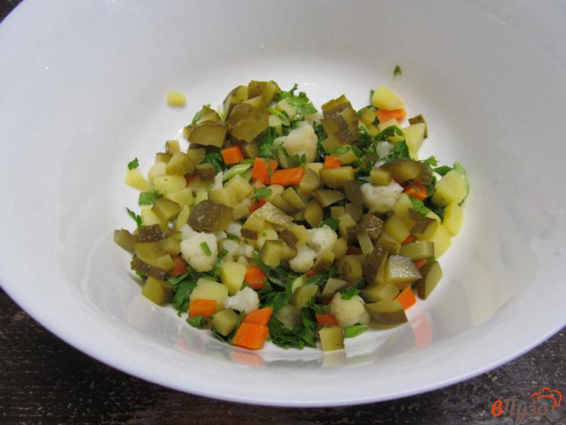 Фото приготовление рецепта: Овощной салат с говядиной шаг №4