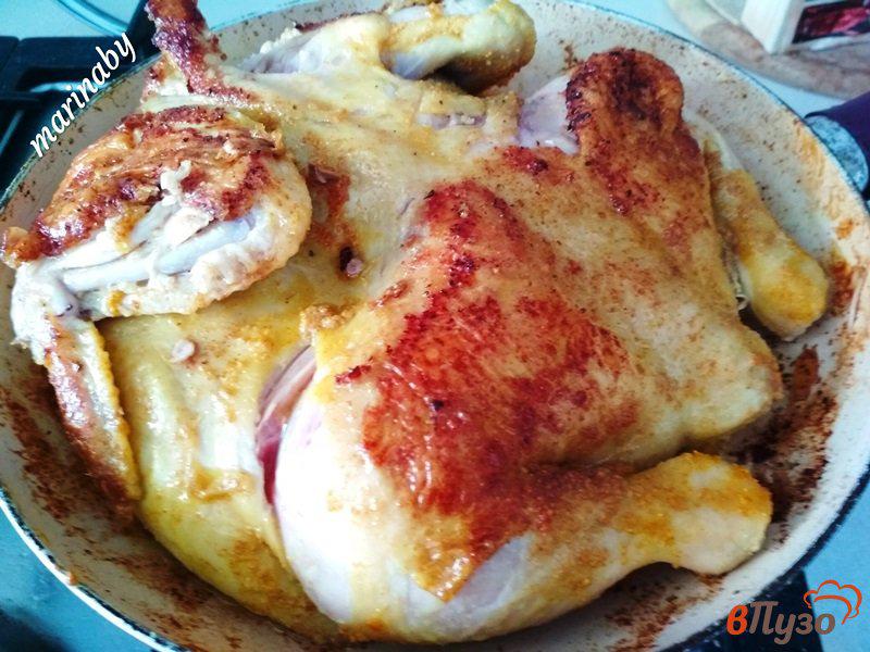 Фото приготовление рецепта: Ароматная запеченная курица шаг №11