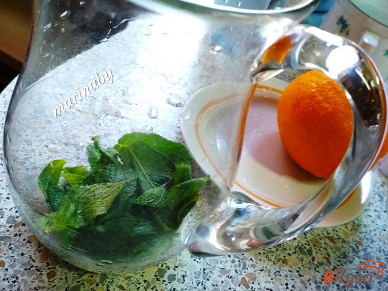 Фото приготовление рецепта: Цитрусовый мохито-лимонад шаг №2