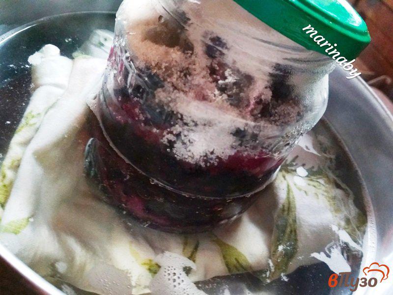 Фото приготовление рецепта: Черника в собственном соку с сахаром на зиму шаг №3