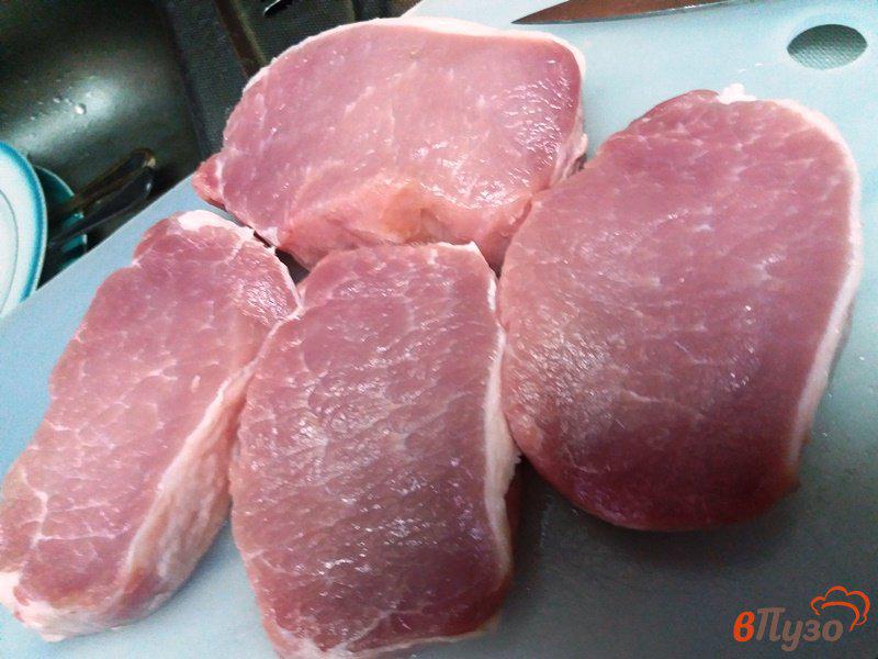 Фото приготовление рецепта: Эскалоп из свинины на гриле шаг №2