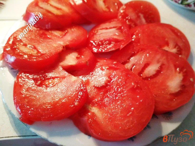 Фото приготовление рецепта: Закуска из помидор шаг №4