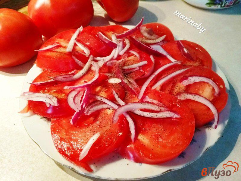 Фото приготовление рецепта: Закуска из помидор шаг №5