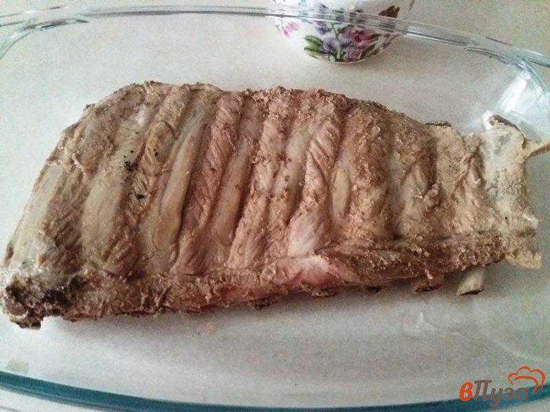 Фото приготовление рецепта: Запеченные свиные ребрышки в остро-сладком соусе шаг №2