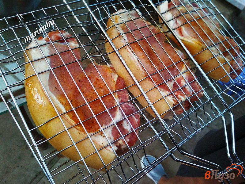 Фото приготовление рецепта: Свиная корейка гриль шаг №4