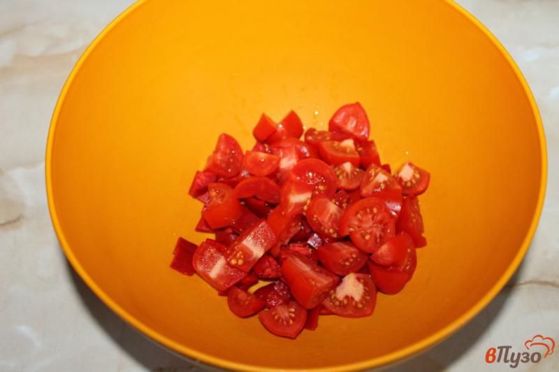 Фото приготовление рецепта: Мясной салат с яйцом и помидором шаг №1