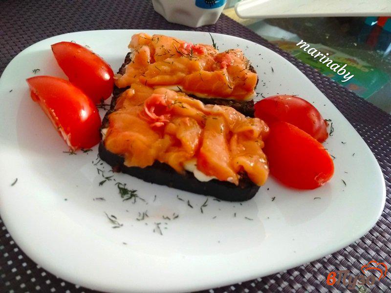 Фото приготовление рецепта: Малосоленый лосось с имбирём и соусом Терияки шаг №8