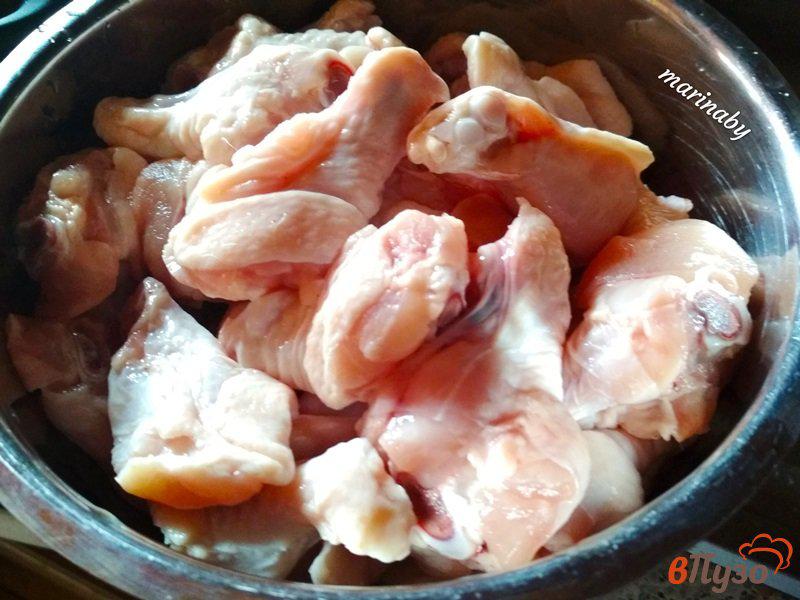 Фото приготовление рецепта: Куриные плечи гриль, маринованные в горчице и апельсине шаг №1
