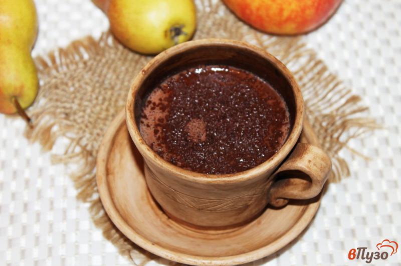 Фото приготовление рецепта: Какао с тертым черным шоколадом шаг №5