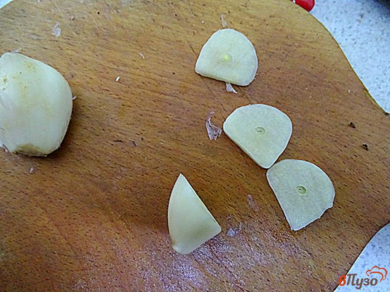 Фото приготовление рецепта: Картофель с салом и чесноком шаг №5
