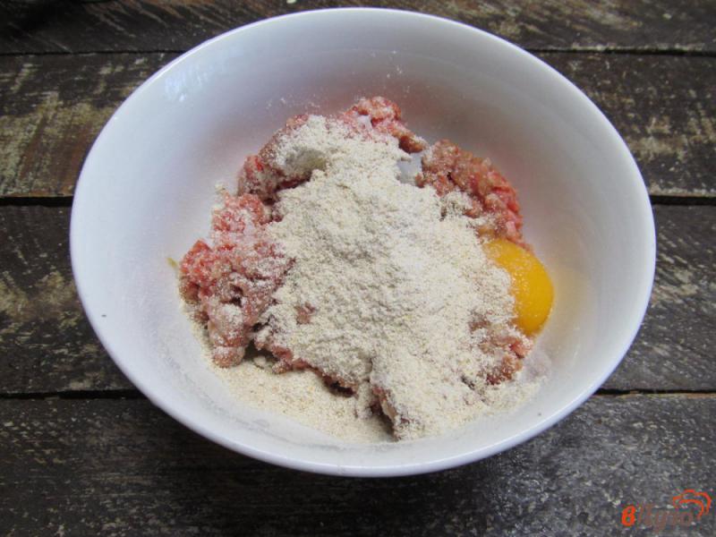 Фото приготовление рецепта: Фрикадельки с «рисом» из цветной капусты шаг №3