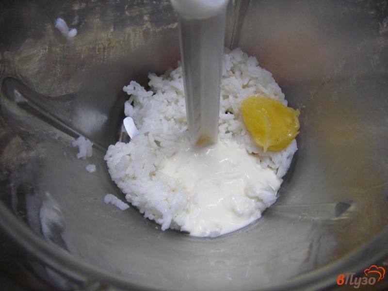 Фото приготовление рецепта: Рисовый пудинг с кремом из бузины шаг №2