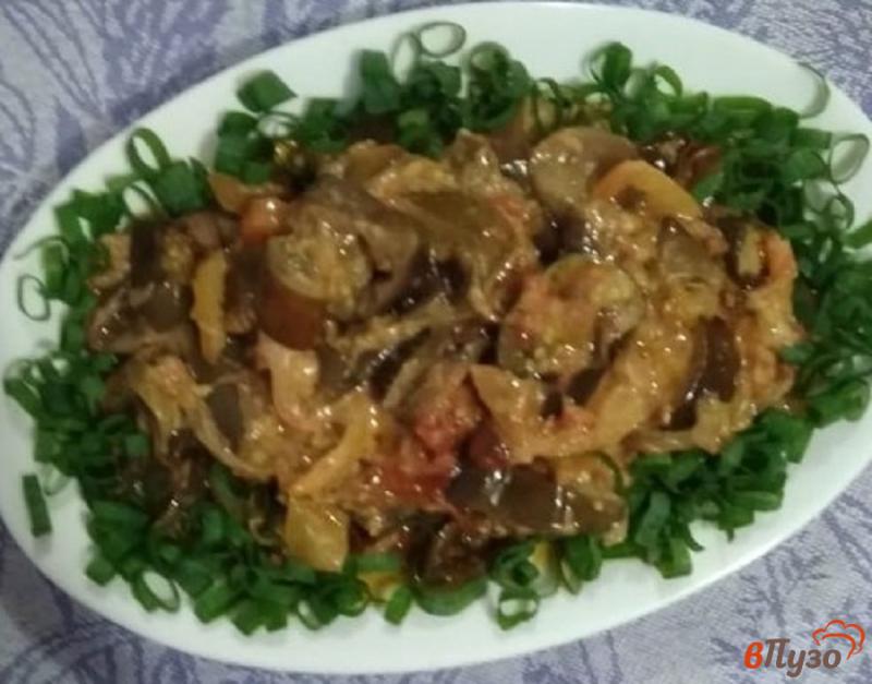 Фото приготовление рецепта: Овощное рагу с баклажанами шаг №13