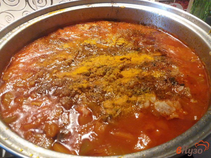 Фото приготовление рецепта: Рагу из кабачков на зиму шаг №10