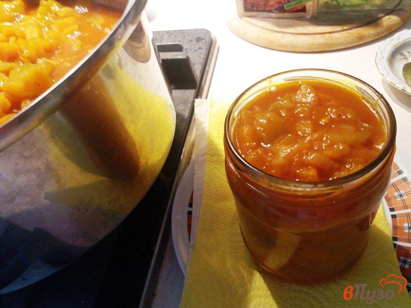 Фото приготовление рецепта: Рагу из кабачков на зиму шаг №12