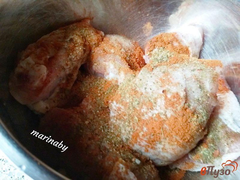 Фото приготовление рецепта: Куриные бедрышки гриль шаг №2