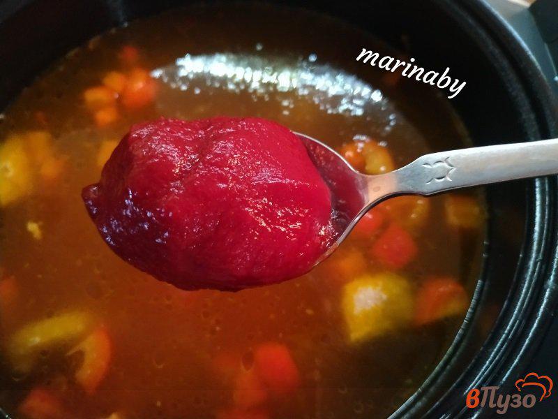 Фото приготовление рецепта: Суп из чечевицы по-грузински шаг №7