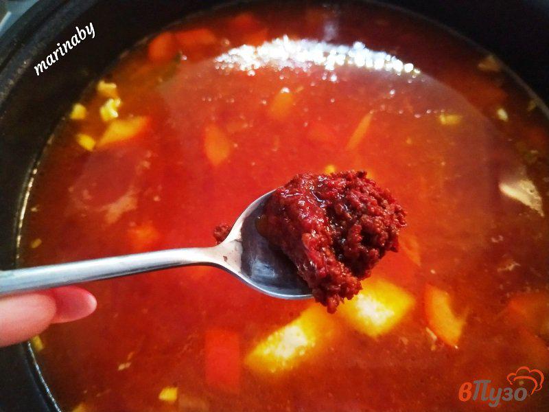 Фото приготовление рецепта: Суп из чечевицы по-грузински шаг №8