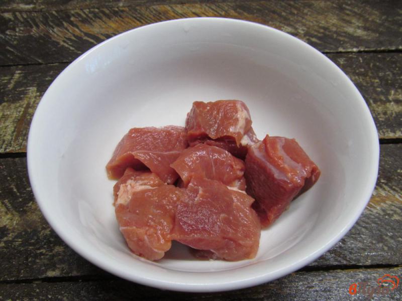 Фото приготовление рецепта: Шашлык из свинины с персиком в соусе терияки шаг №1