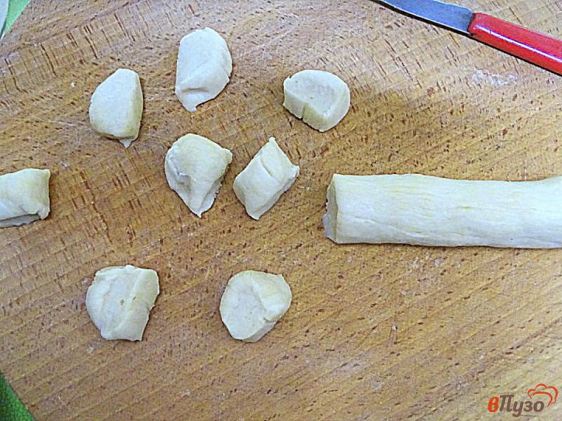 Фото приготовление рецепта: Вареники с картофелем из заварного теста, впрок шаг №6