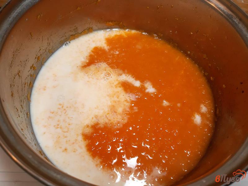 Фото приготовление рецепта: Каша тыквенная с рисом на молоке шаг №5