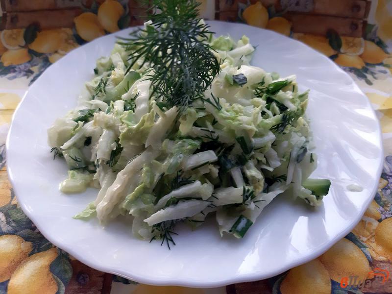 Фото приготовление рецепта: Салат из пекинской капусты шаг №6