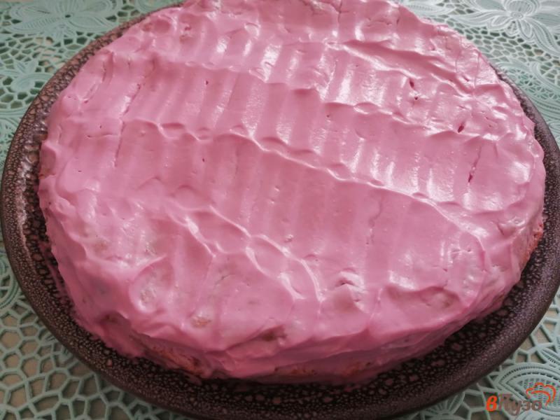 Фото приготовление рецепта: Низкокалорийный торт без сахара и муки шаг №14