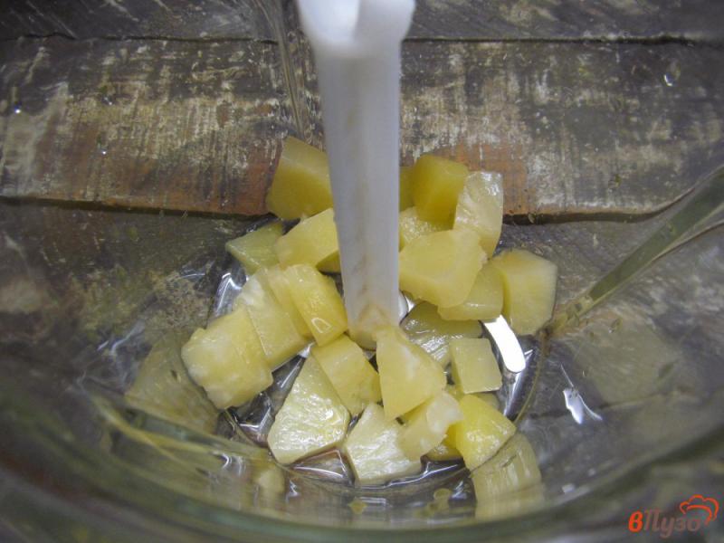 Фото приготовление рецепта: Творожно-ананасовый десерт шаг №5