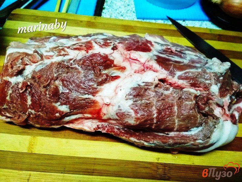 Фото приготовление рецепта: Шашлык из свиной шеи в маринаде с кока-колой шаг №1