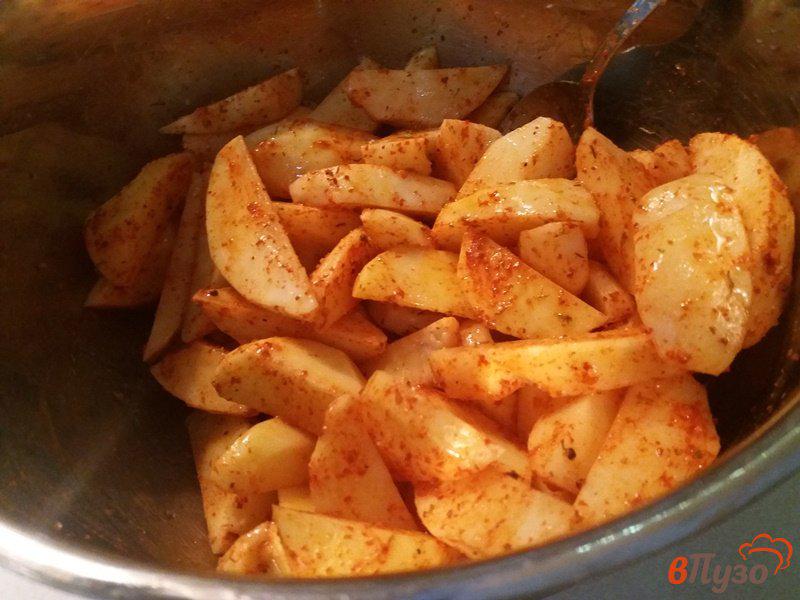 Фото приготовление рецепта: Картофель по-грузински шаг №4