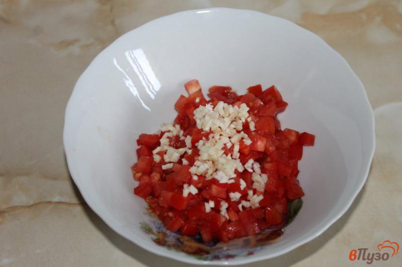Фото приготовление рецепта: Чиабатта с томатно  - чесночной начинкой шаг №3