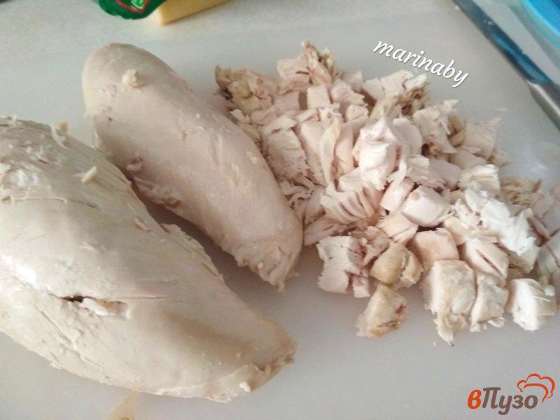 Фото приготовление рецепта: Салат из куриной грудки и овощей шаг №5